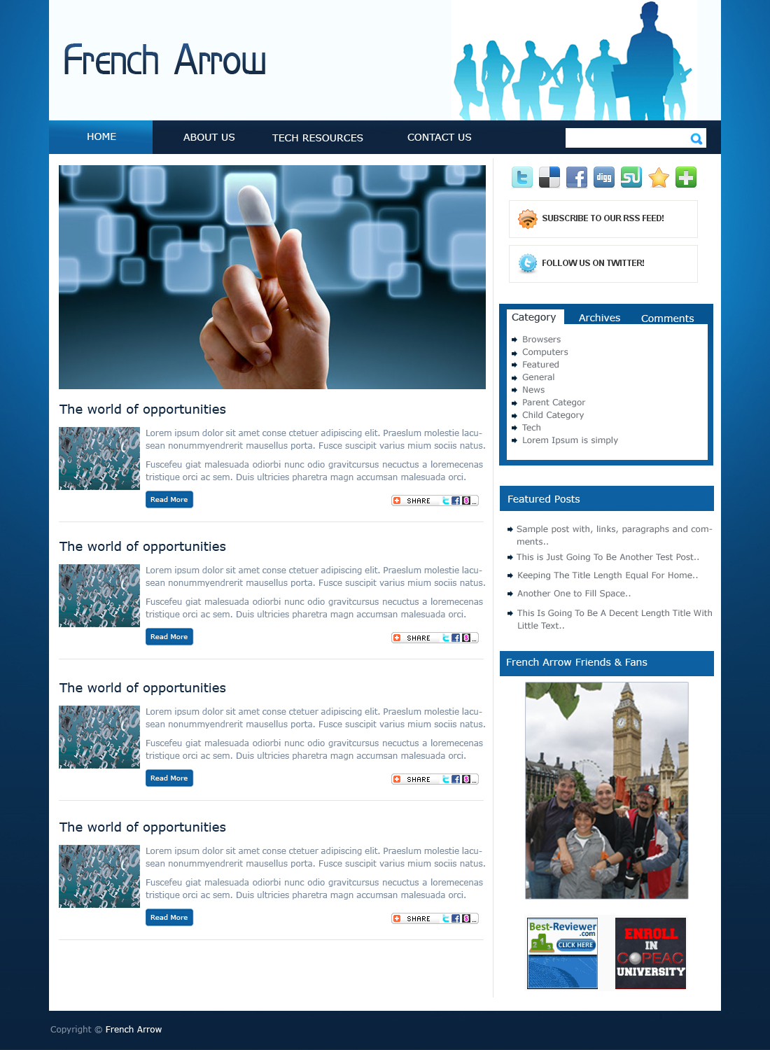 Wordpress Design by Rohit Gangully for this project | Design #220892