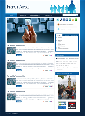 Wordpress Design by Rohit Gangully