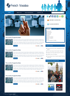 WordPress-Design von Rohit Gangully für dieses Projekt | Design: #221590