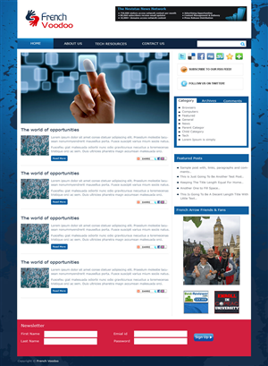 WordPress-Design von Rohit Gangully für dieses Projekt | Design: #221615
