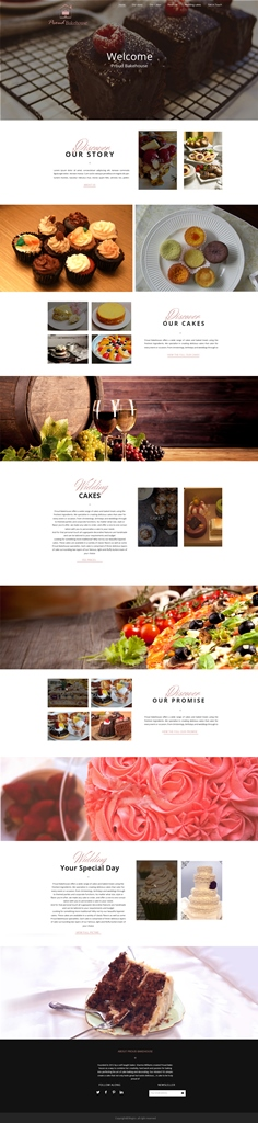 Diseño Wordpress por Cool_Amy para Proud Bakehouse | Diseño #4800750