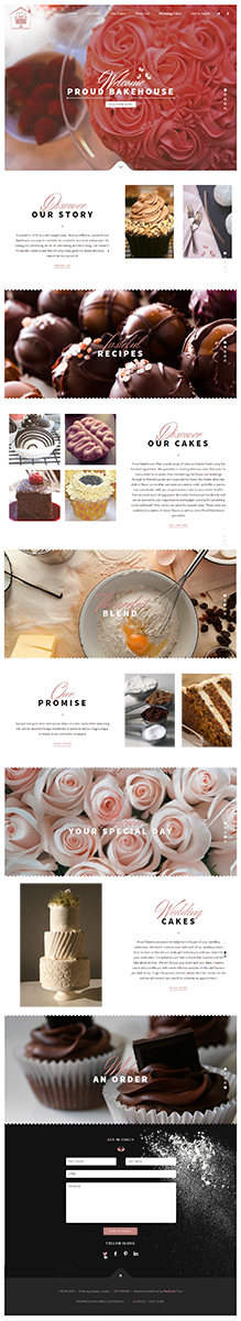 Diseño Wordpress por WebOne para Proud Bakehouse | Diseño #4821767