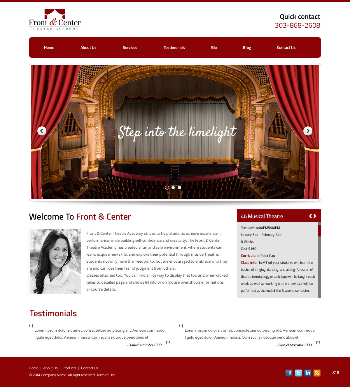 Web Design by pb for this project | Design: #4766890