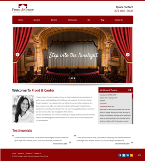 Web Design by pb for this project | Design #4766890