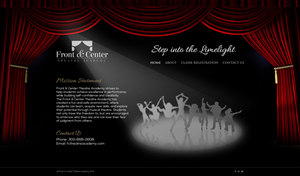 Web Design Project Front & Center  | Web Design by jeckx2