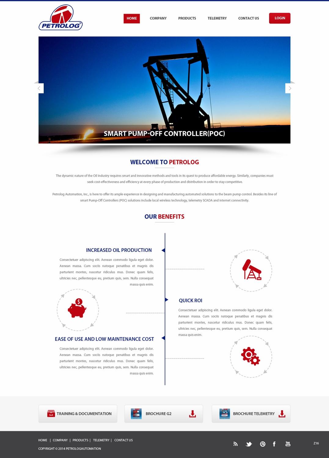 Web Design by pb for Petrolog | Design #4681249