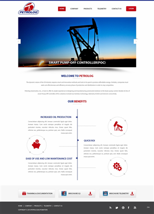 Web-Design von pb für Petrolog | Design: #4681249