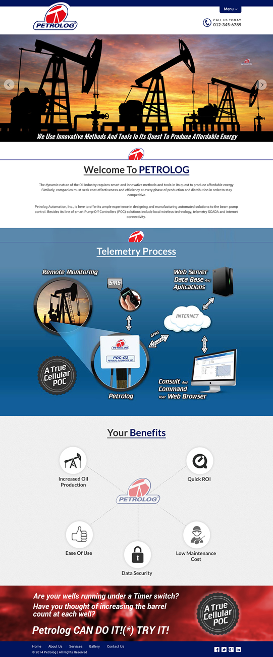 Web Design by Sbss for Petrolog | Design #4674716