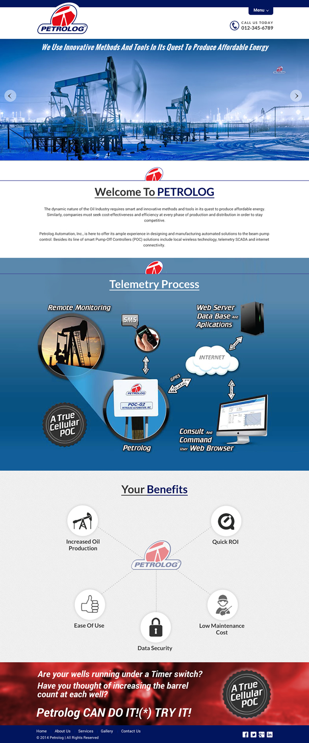 Web Design by Sbss for Petrolog | Design #4674726