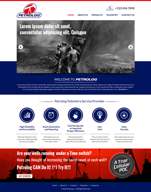 Web Design by Sbss for Petrolog | Design: #4674745