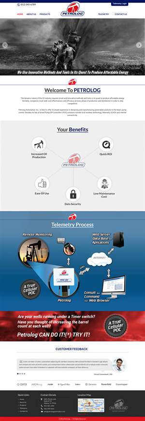 Web Design by Sbss for Petrolog | Design: #4685636