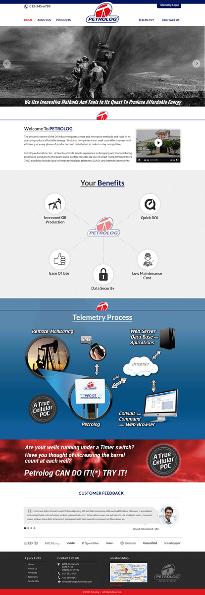 Web Design by Sbss for Petrolog | Design #4685639