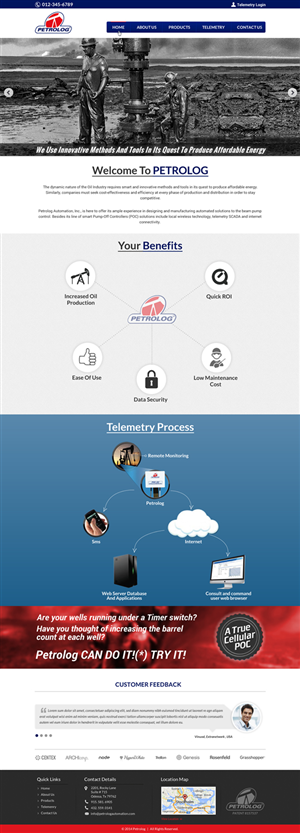 Web-Design von Sbss für Petrolog | Design: #4706148