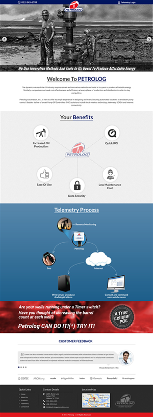 Web-Design von Sbss für Petrolog | Design: #4711328