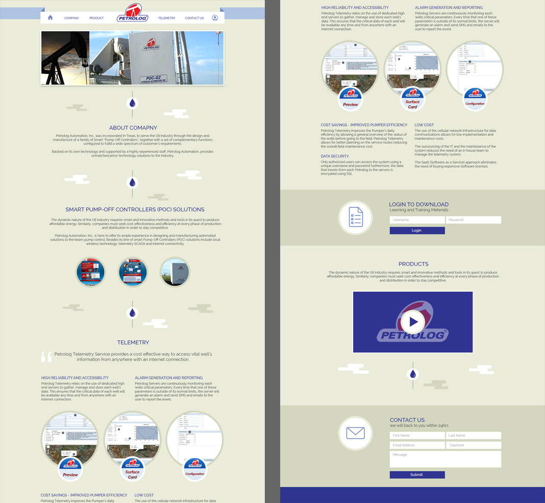 Web Design by maxartkiller for Petrolog | Design #4686194