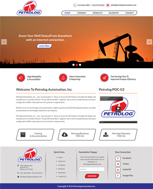 Web Design by Advent Innovative for Petrolog | Design: #4696579