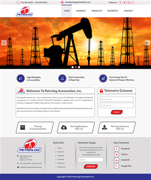 Web Design by Advent Innovative for Petrolog | Design: #4696811