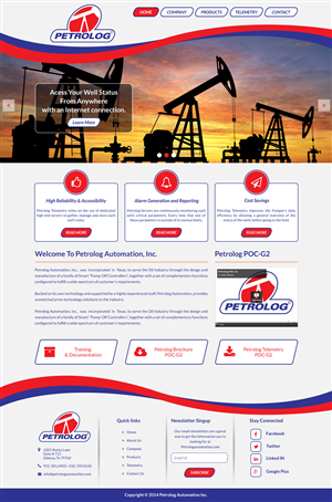 Web Design by Advent Innovative for Petrolog | Design: #4697487