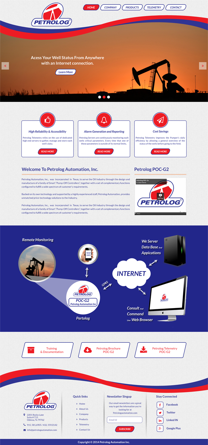 Web Design by Advent Innovative for Petrolog | Design #4703217