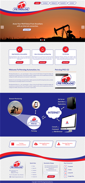 Web Design by Advent Innovative for Petrolog | Design: #4703217