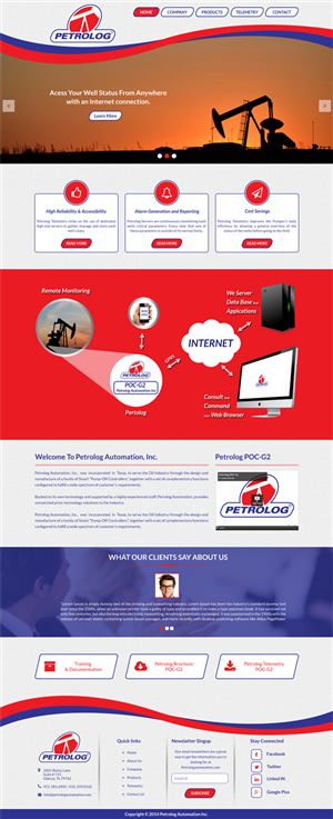 Web Design by Advent Innovative for Petrolog | Design: #4703376