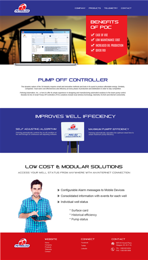 Web Design by jeckx2 for Petrolog | Design: #4694785