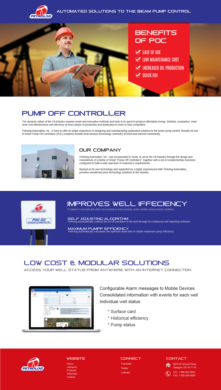 Web Design par jeckx2 pour Petrolog | Design #4714020