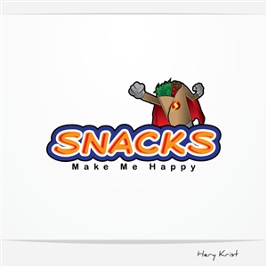 Snacks Make Me Happy | Logo Design by hery_krist