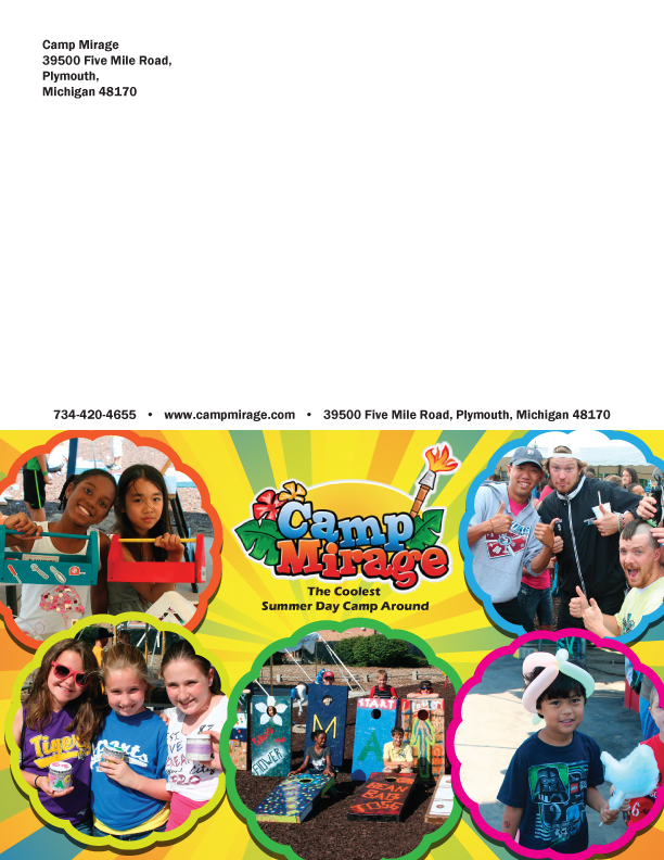Design de Brochure par laxman2creative pour Camp Mirage | Design #1339187