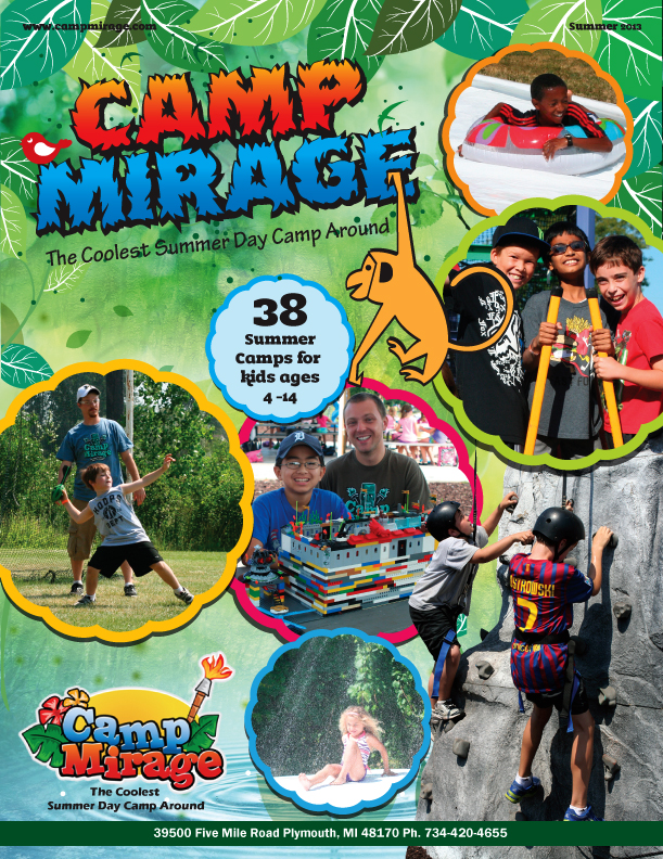 Diseño de Brochure por laxman2creative para Camp Mirage | Diseño #1342592