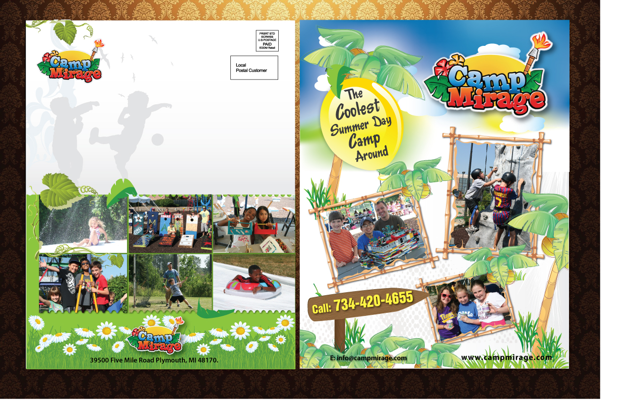 Brochure Design by Sbss for Camp Mirage | Design #1338222