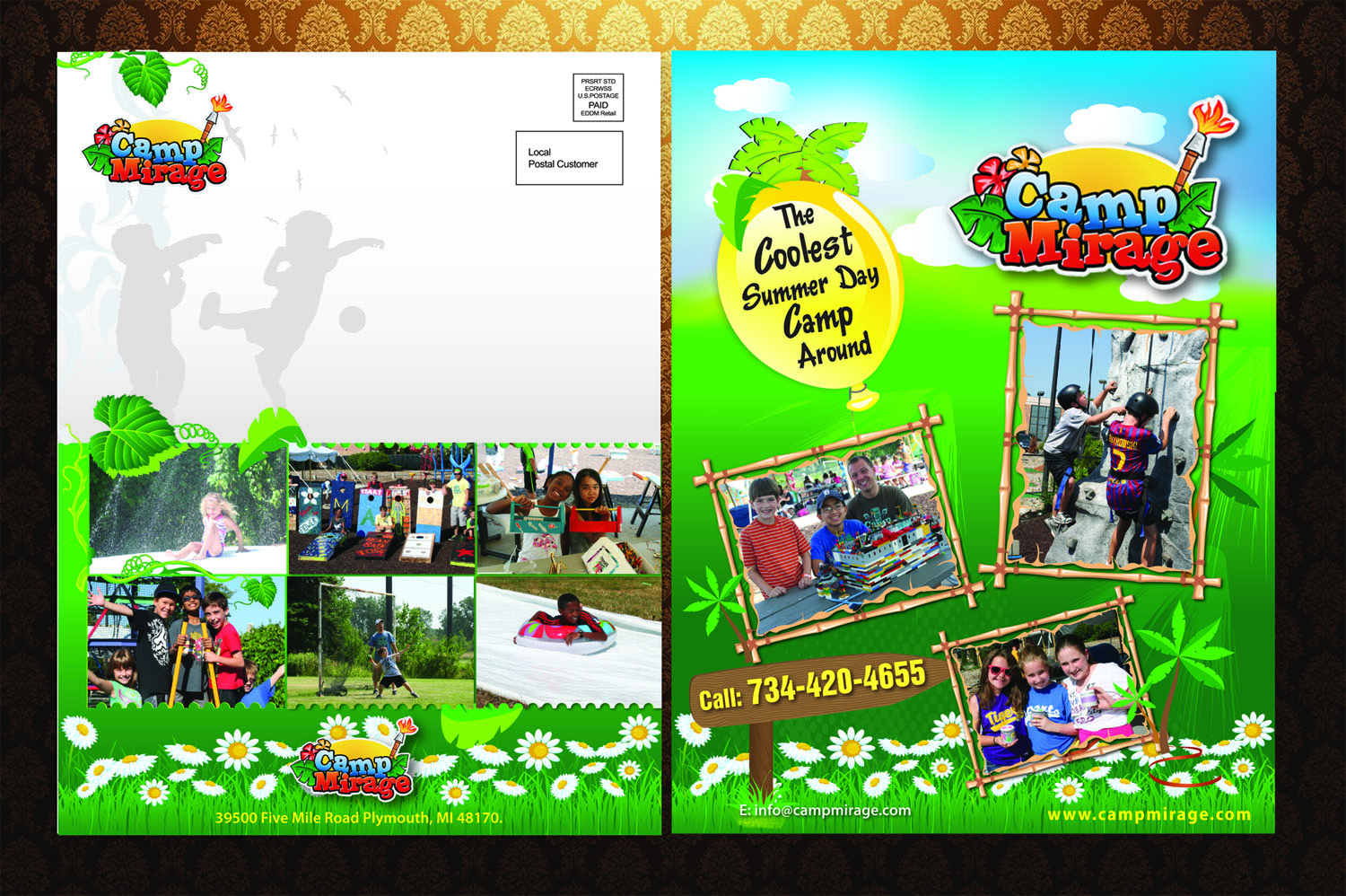 Brochure Design by Sbss for Camp Mirage | Design #1341891