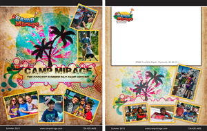 Brochure Design by Pochet Designs for Camp Mirage | Design #1345602
