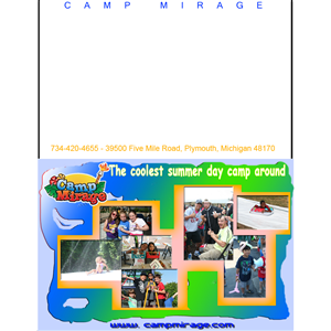 Diseño de Brochure por bluewindwork para Camp Mirage | Diseño: #1352049