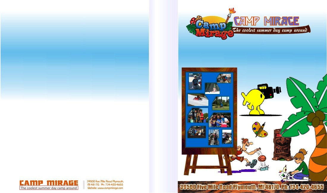 Brochure Design by Gohar for Camp Mirage | Design #1329023