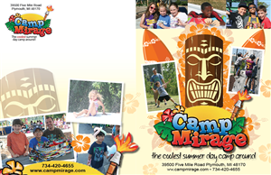 Brochure Design by Laser Creations for Camp Mirage | Design #1332508
