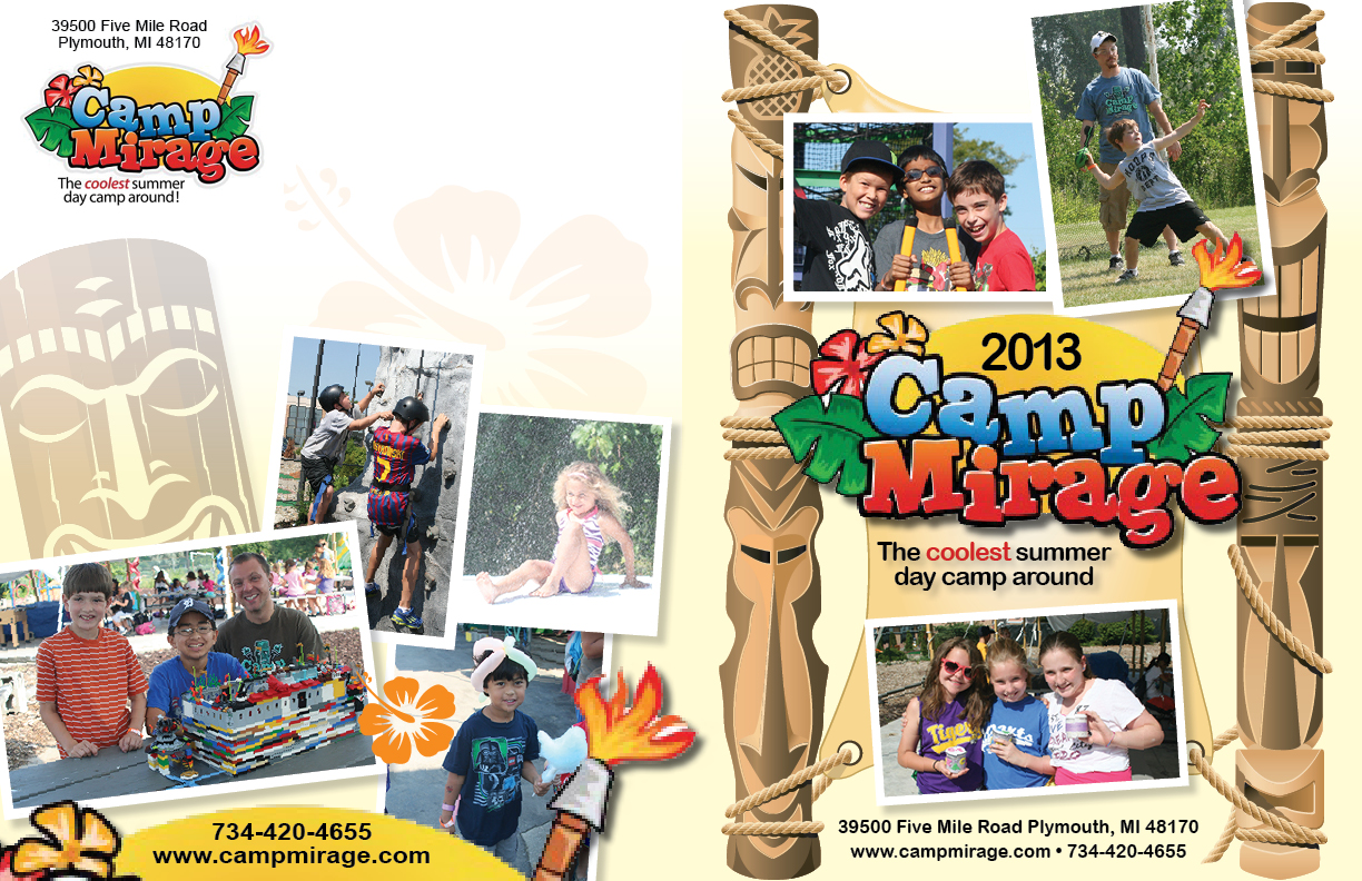 Diseño de Brochure por Laser Creations para Camp Mirage | Diseño #1334569