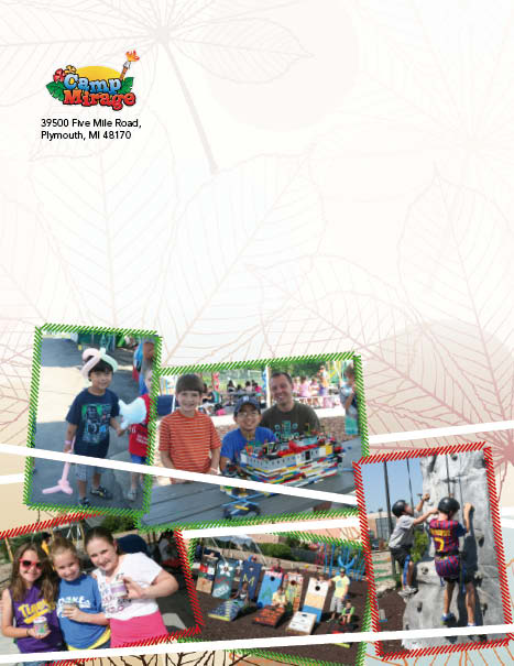 Brochure Design by kiwi-carla for Camp Mirage | Design #1339815