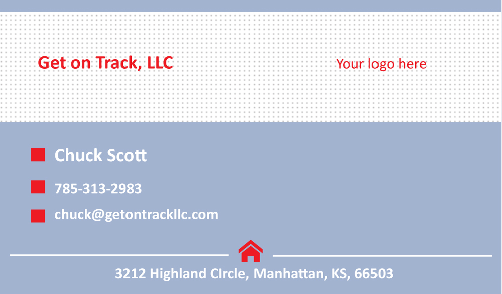 Business Card Design by Selda for Get on Track | Design #4675438