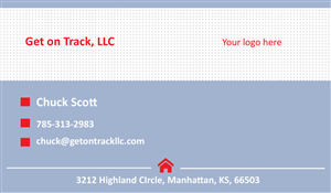 Business Card Design by Selda for Get on Track | Design: #4675438