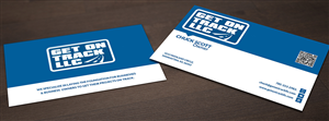 Business Card Design by Pointless Pixels India for Get on Track | Design: #4692579