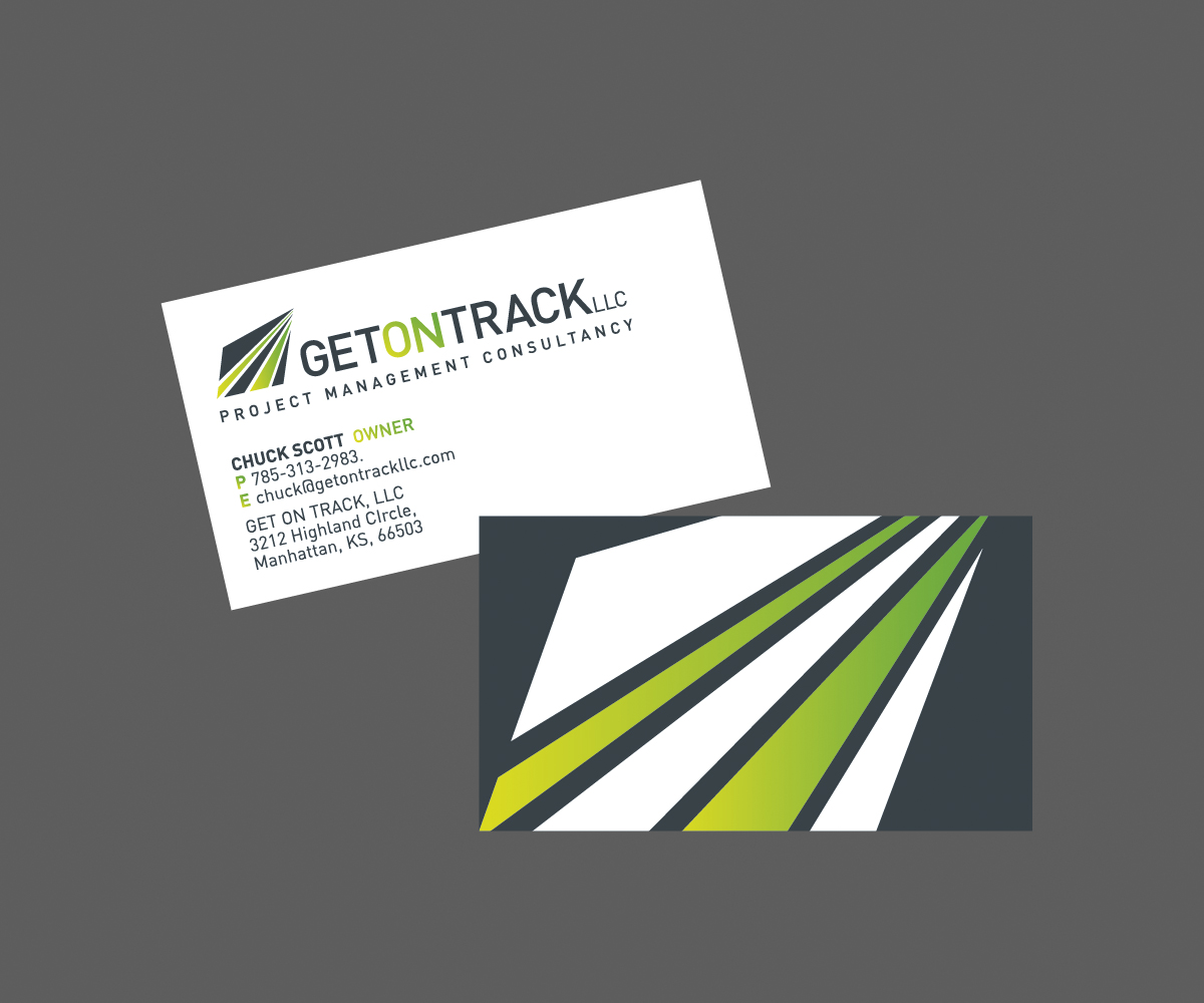 Business Card Design by The Logo Studio. for Get on Track | Design: #4791881