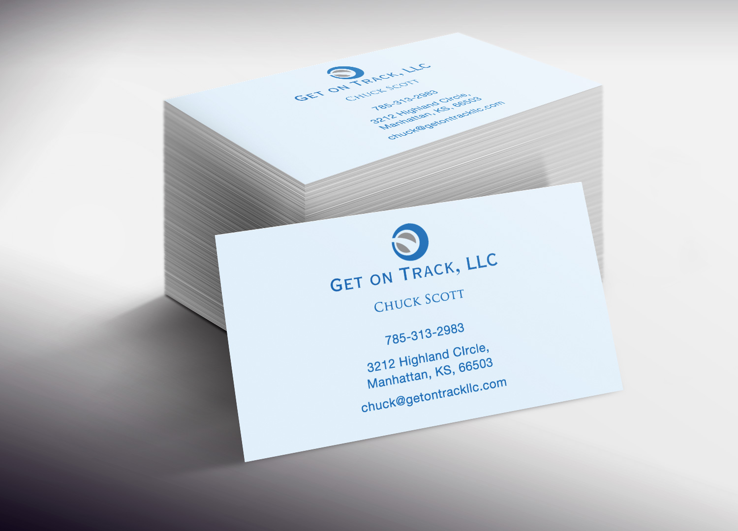Business Card Design by Lanka Ama for Get on Track | Design #4672774