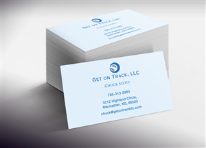 Business Card Design by Lanka Ama for Get on Track | Design: #4672774
