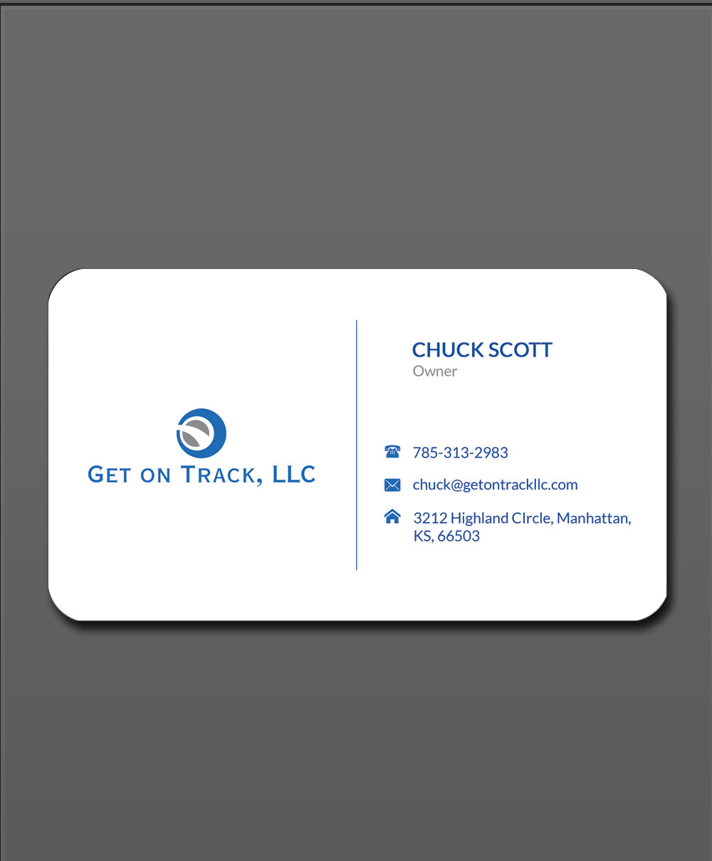 Business Card Design by Lanka Ama for Get on Track | Design #4672780
