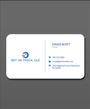 Business Card Design by Lanka Ama for Get on Track | Design: #4672780