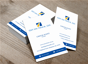 Business Card Design by Lanka Ama for Get on Track | Design: #4672786