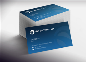 Business Card Design by Lanka Ama for Get on Track | Design: #4672947