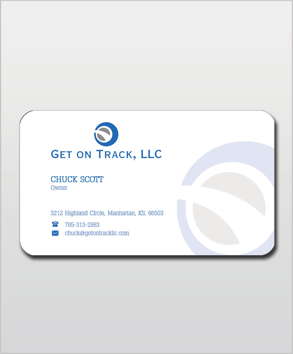 Business Card Design by Lanka Ama for Get on Track | Design #4672948