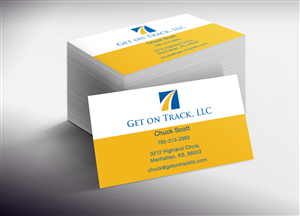 Business Card Design by Lanka Ama for Get on Track | Design: #4672955